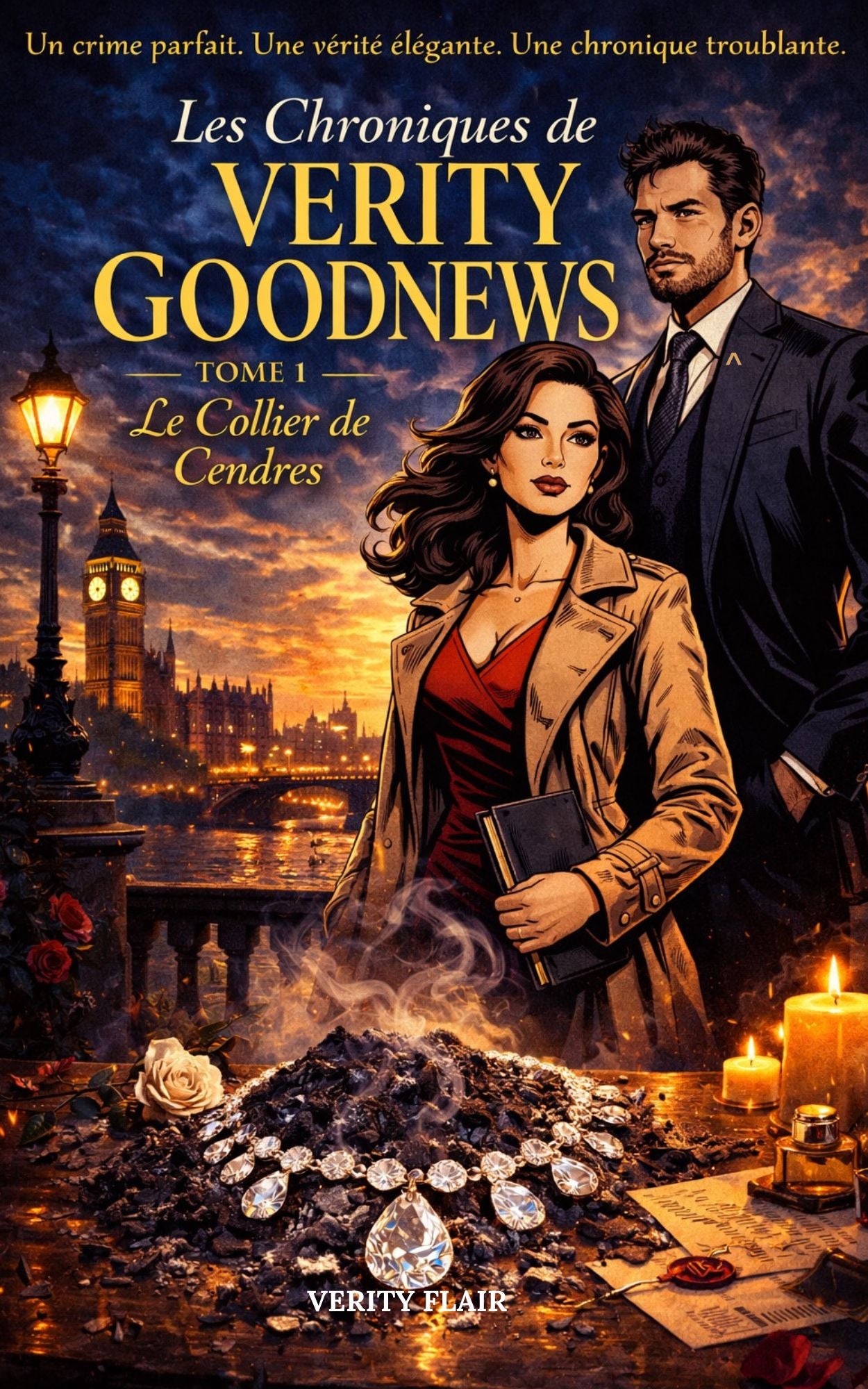 Les chroniques de Verity Goodnews - Tome 1 Le collier de cendres Version Ebook