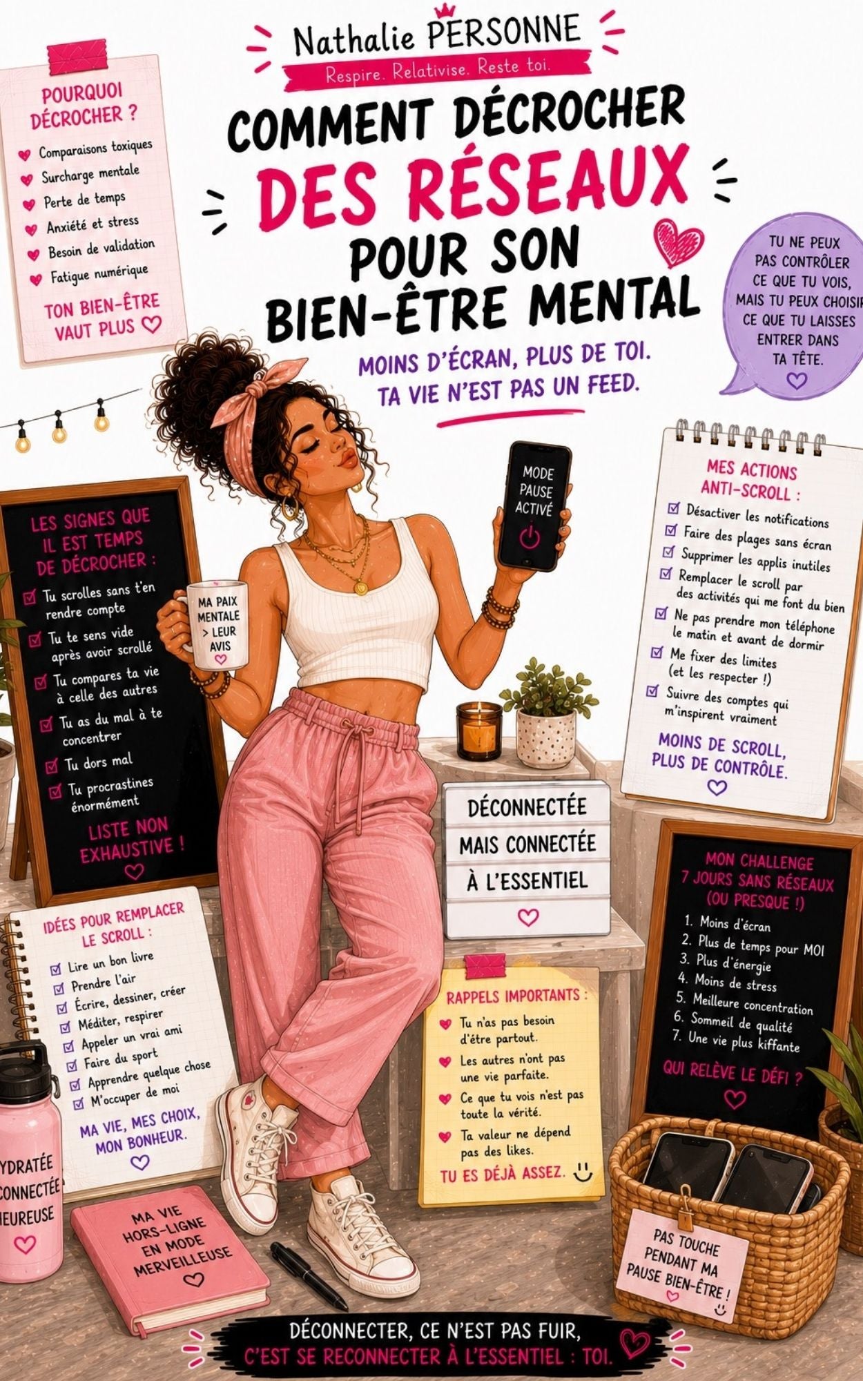 Comment décrocher des réseaux pour son bien-être mental Des outils pratiques pour ne pas tomber dans la dépendance numérique