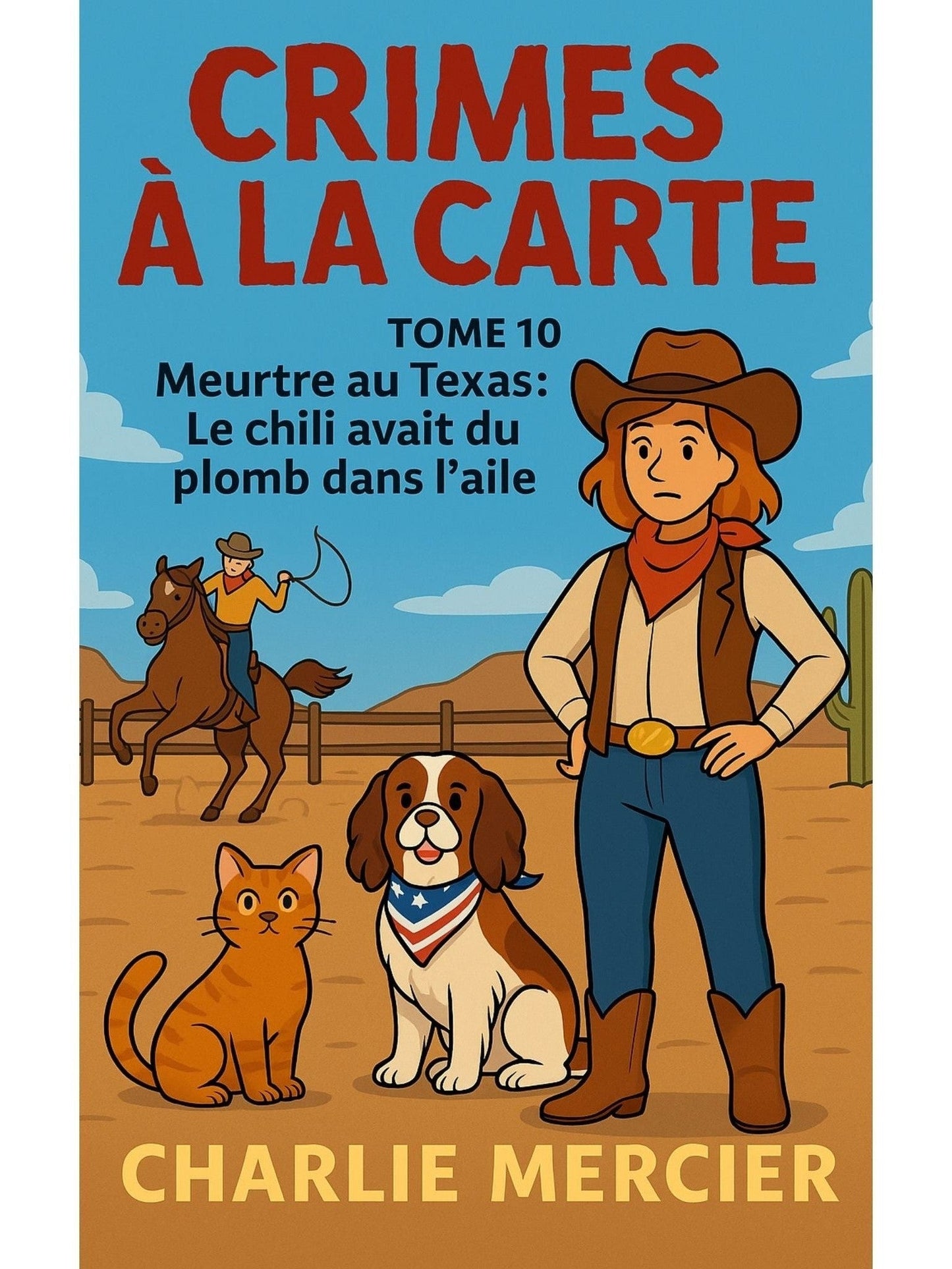 CRIMES À LA CARTE – Tome 10 Meurtre au Texas – Le chili avait du plomb dans l’aile - Charlie Mercier