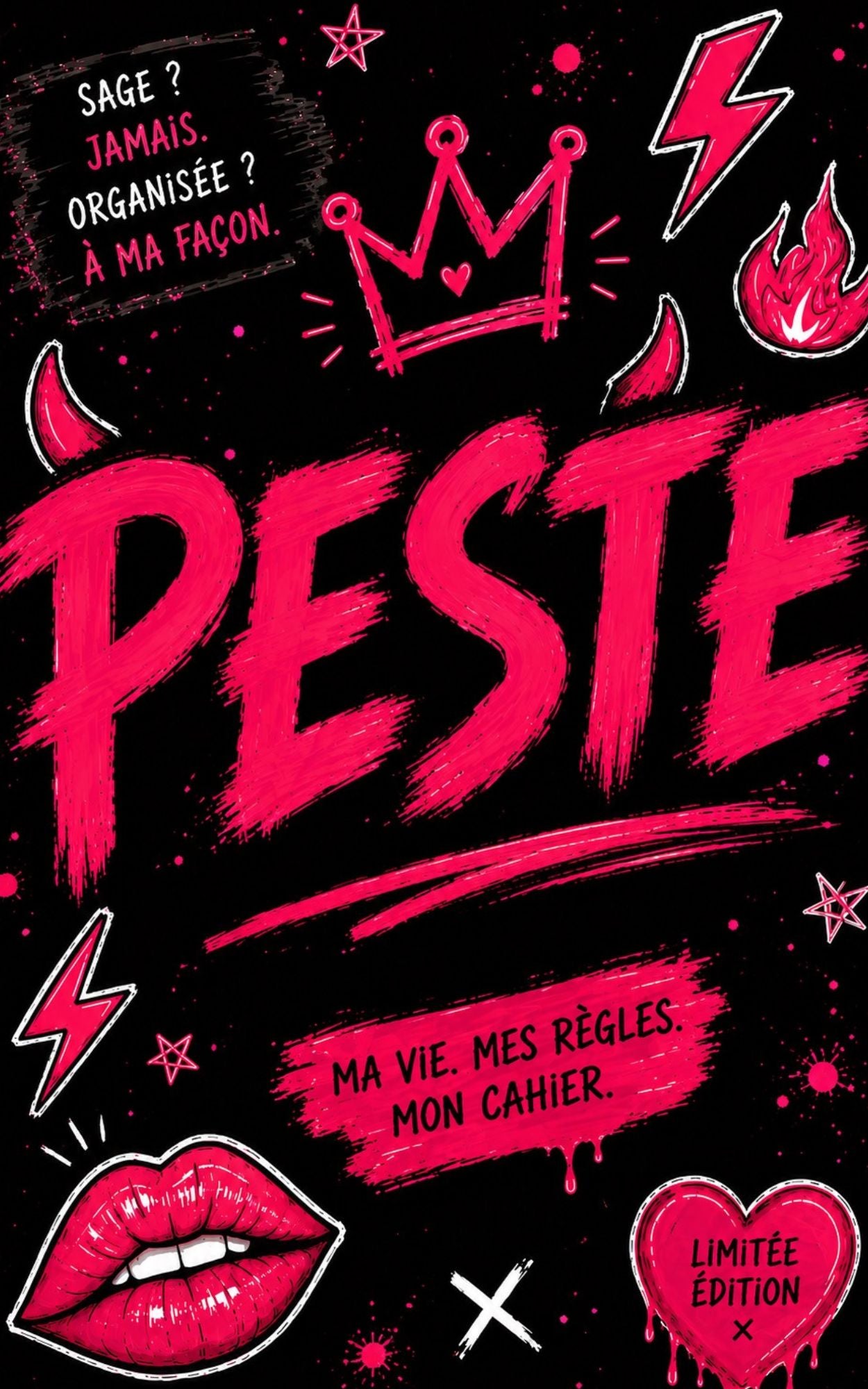 Cahier Peste à grands carreaux - Mon Carnet Personnel