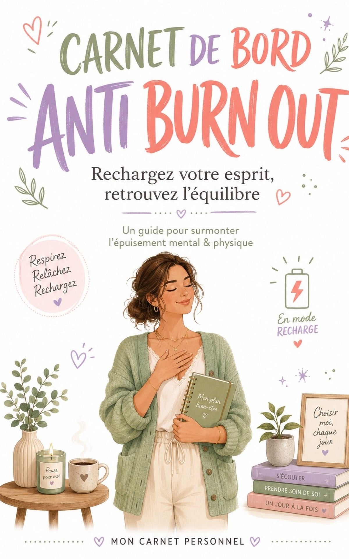 Carnet de bord anti burn-out - Mon carnet Personnel