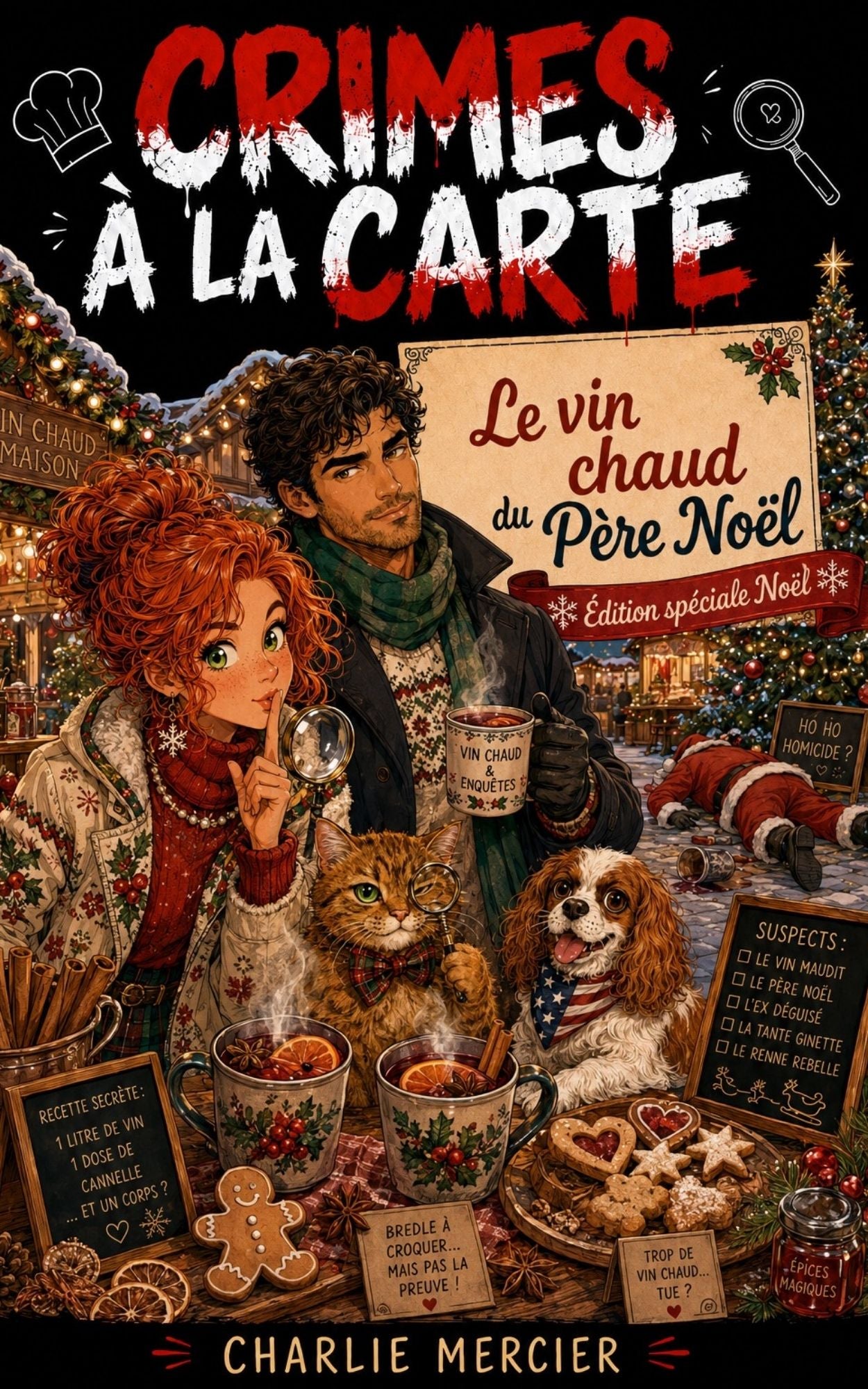 Crimes à la carte - Le vin chaud du Père Noel - Charlie Mercier