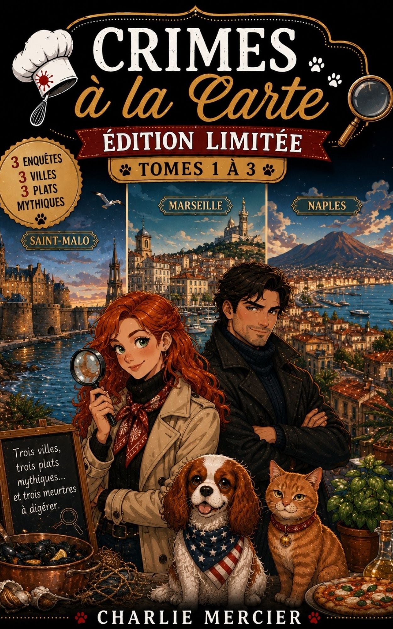 Crimes à la carte - Edition Limitée Tomes 1 a 3 - Charlie Mercier