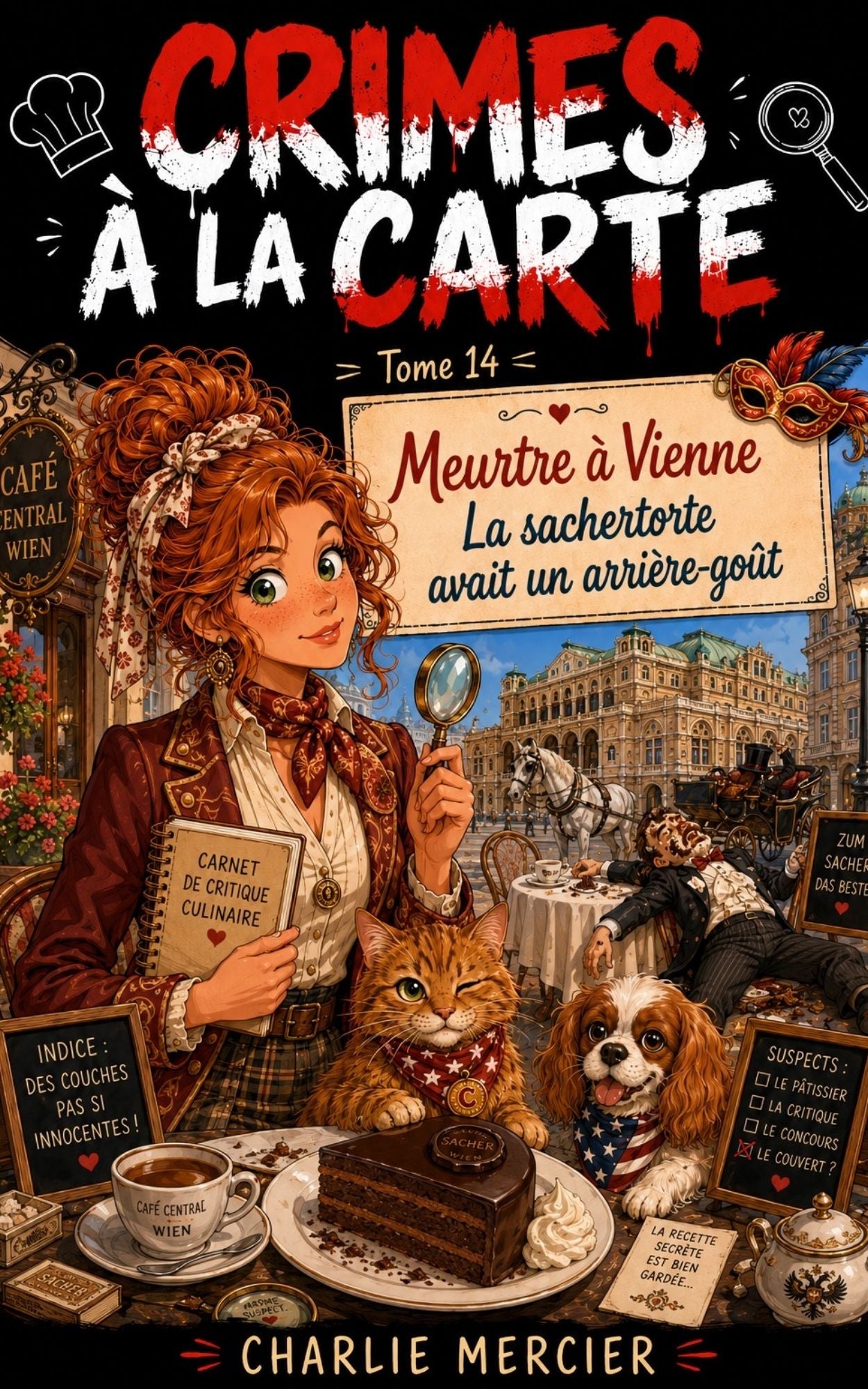 Crimes à la carte - Tome 14 - Meurtre à Vienne - Charlie Mercier