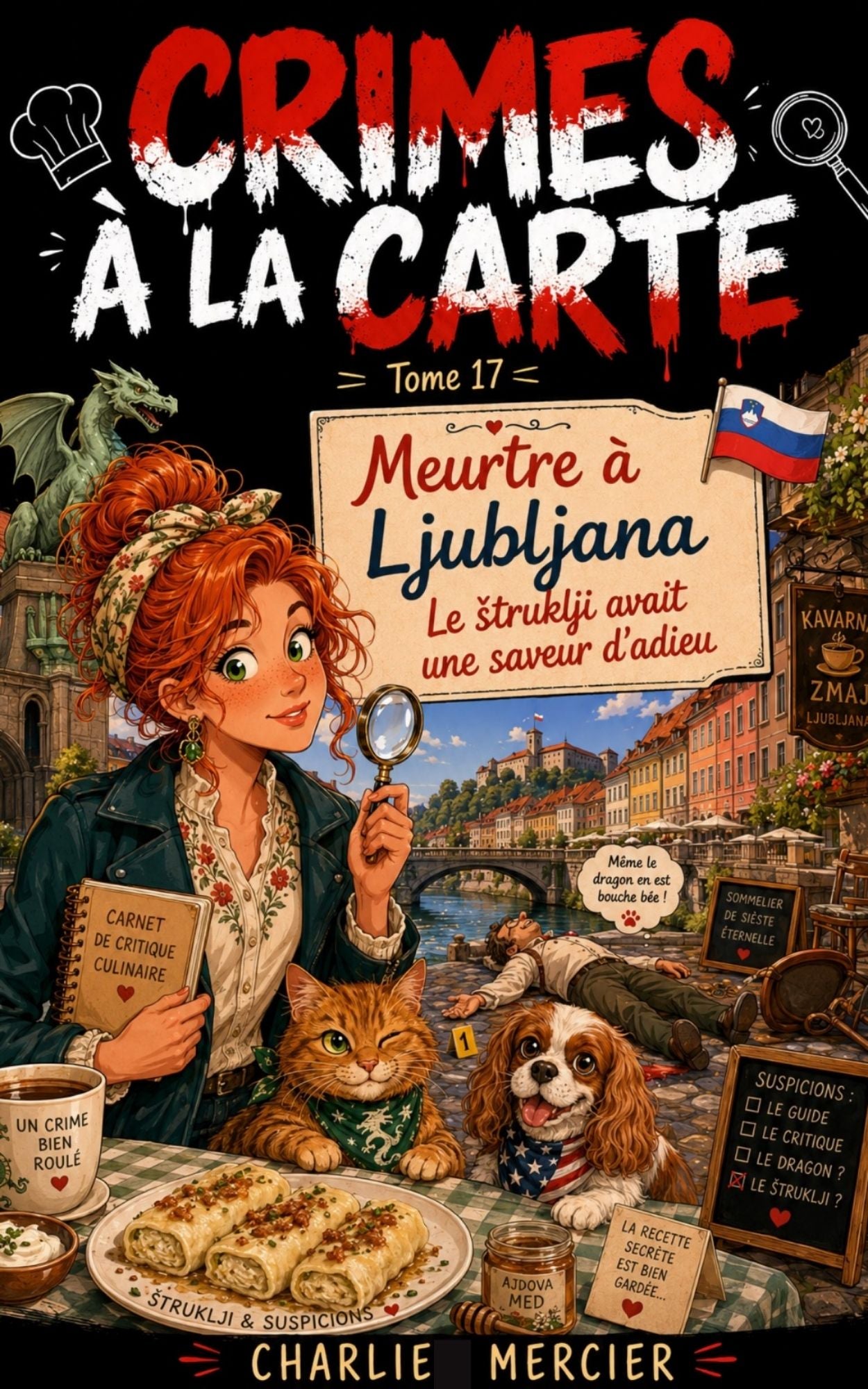 Crimes à la carte - Tome 17 - Meurtre a Ljubljana - Charlie Mercier