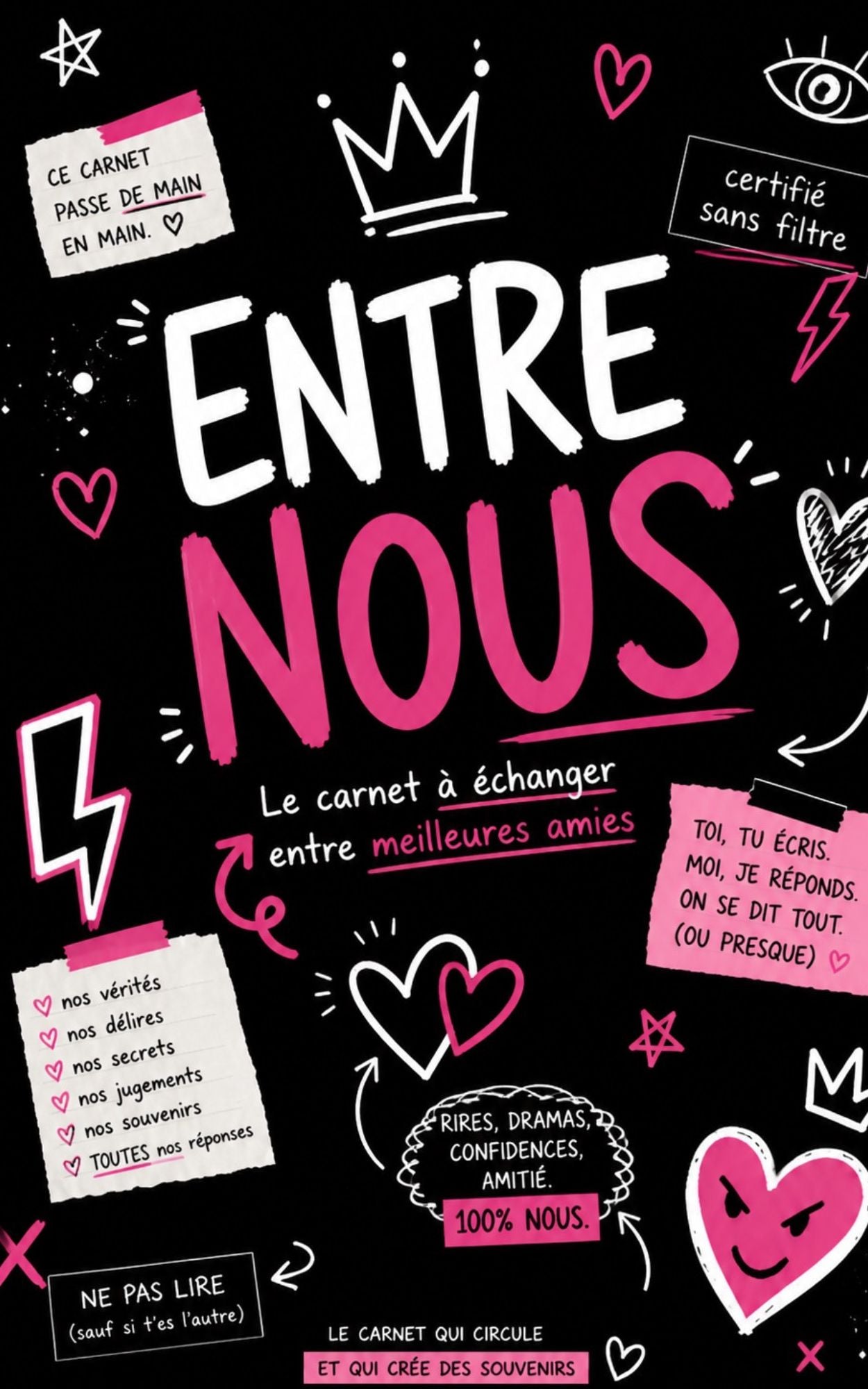 Entre nous - le carnet qui circule et qui crée des souvenirs - Mon carnet personnel