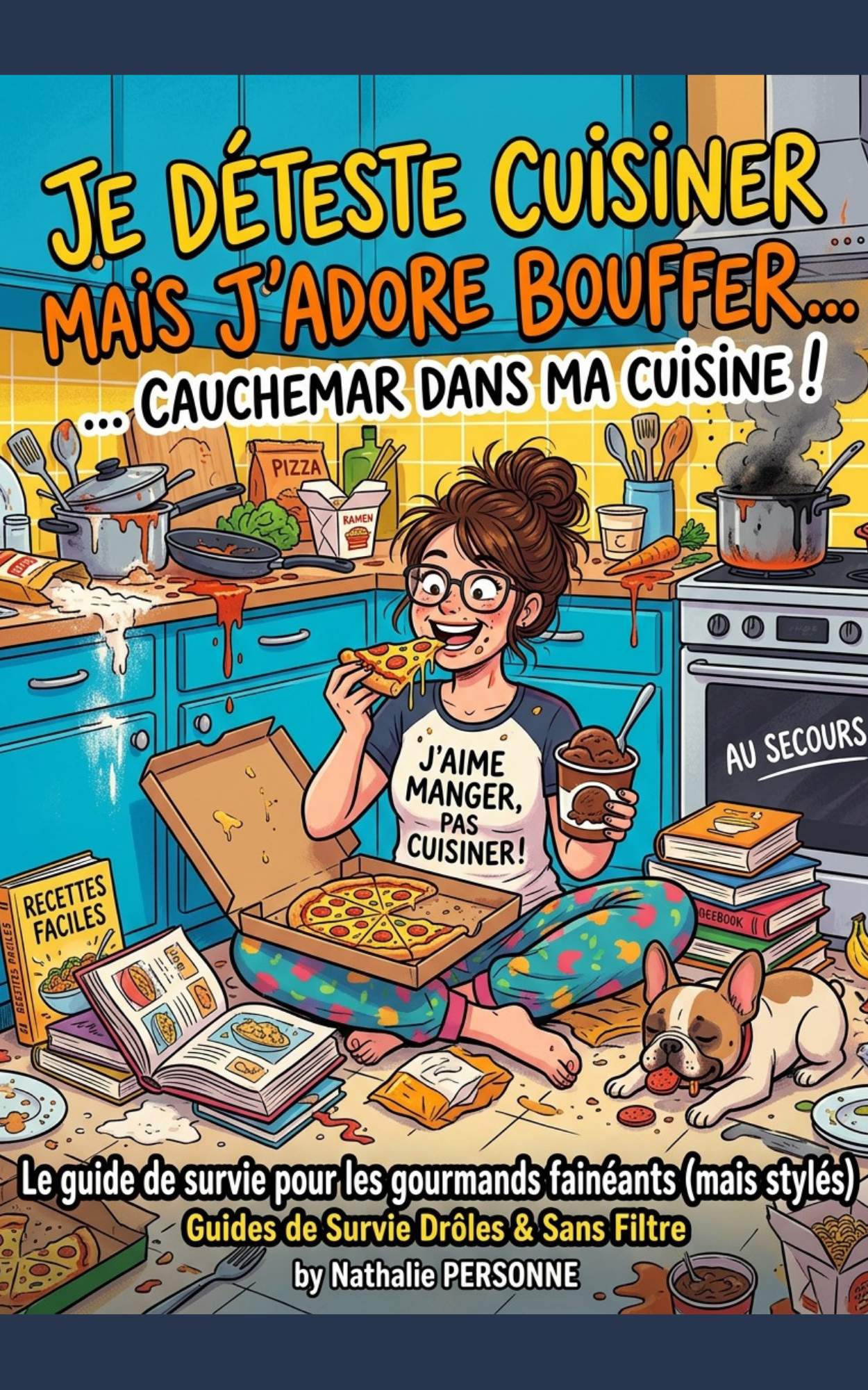 JE DÉTESTE CUISINER MAIS J’ADORE BOUFFER… CAUCHEMAR DANS MA CUISINE !: Le guide de survie pour les gourmands fainéants (mais stylés) - Nathalie Personne