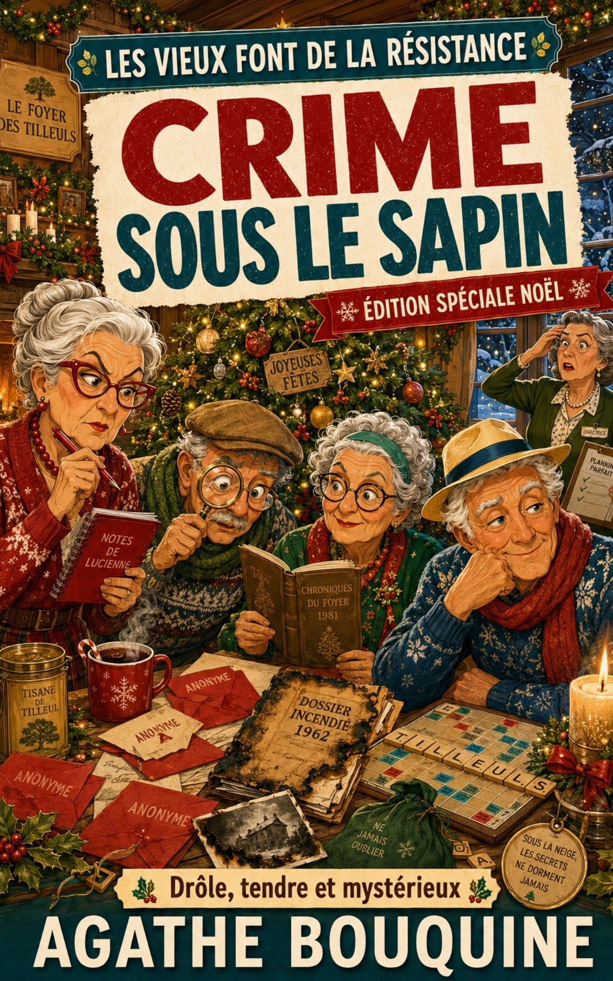 Les vieux font de la résistance - Crime sous le sapin - Agathe Bouquine