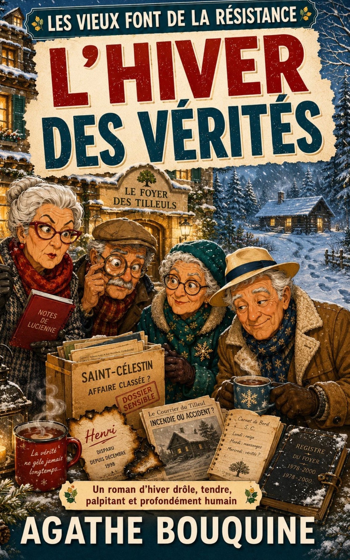 Les vieux font de la résistance - L'hiver des vérités - Un roman d'hiver drôle, tendre, profondément humain - Agathe Bouquine