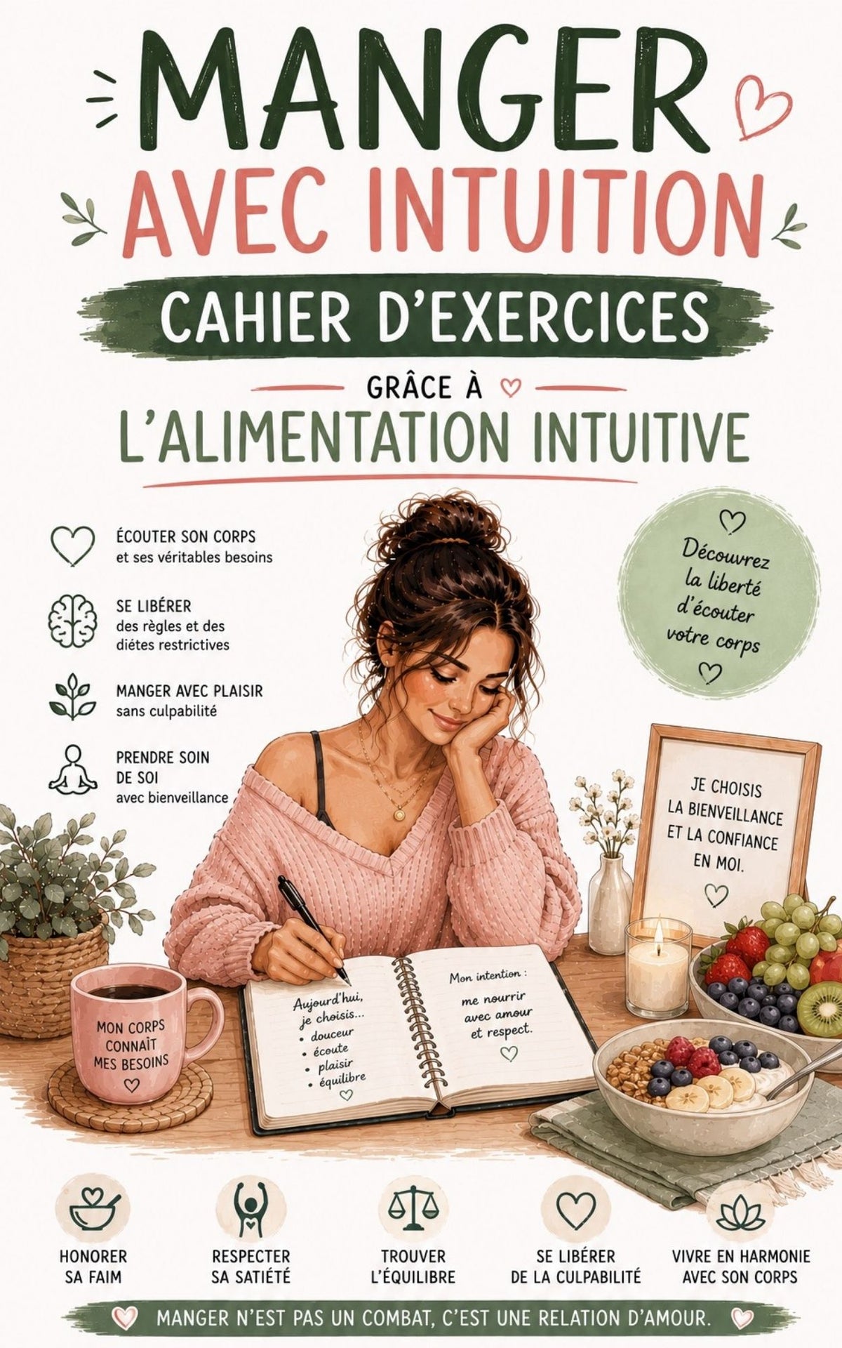Manger avec intuition - Mon carnet Personnel