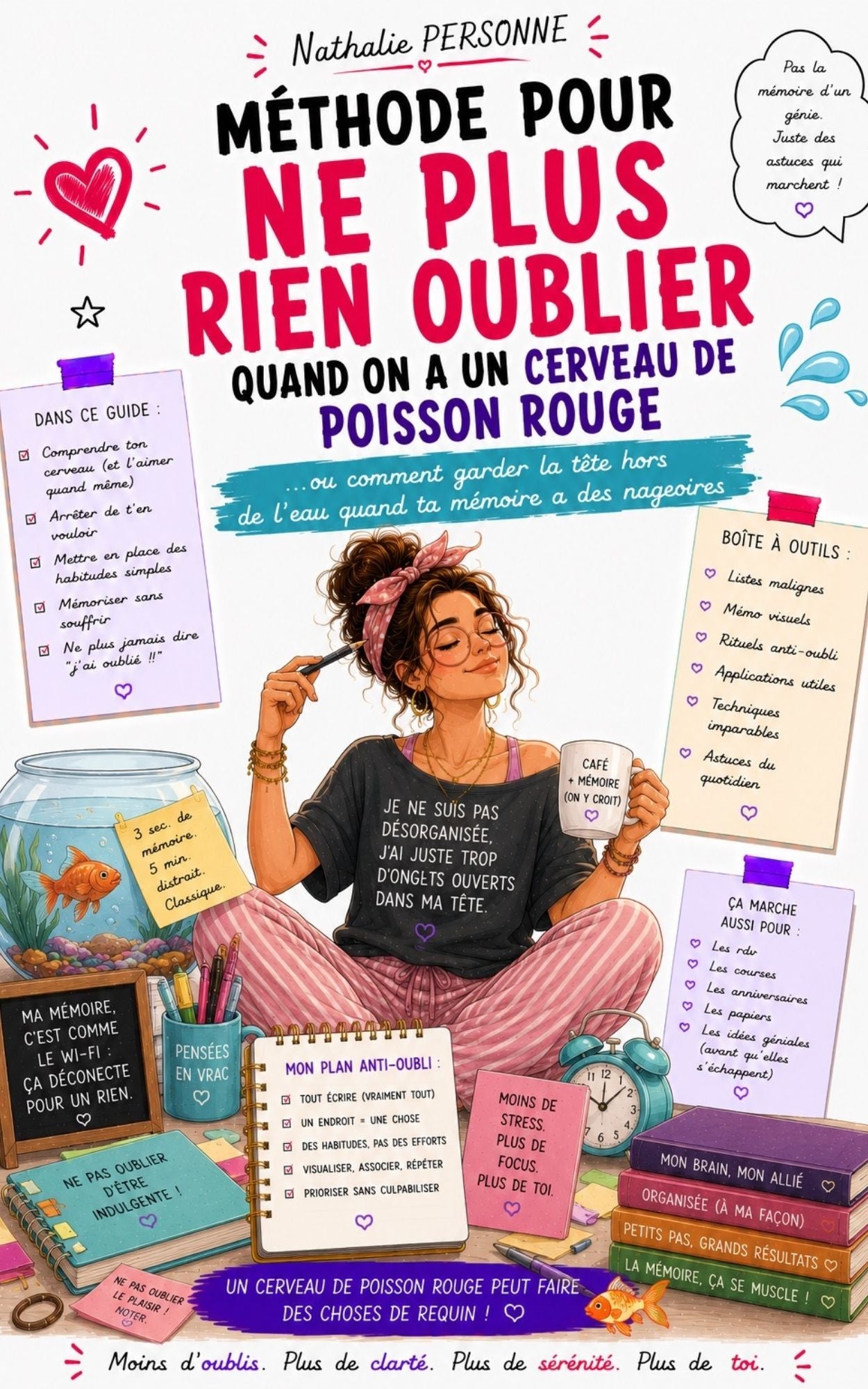 Méthode pour ne plus rien oublier quand on a un cerveau de poisson rouge - Nathalie Personne