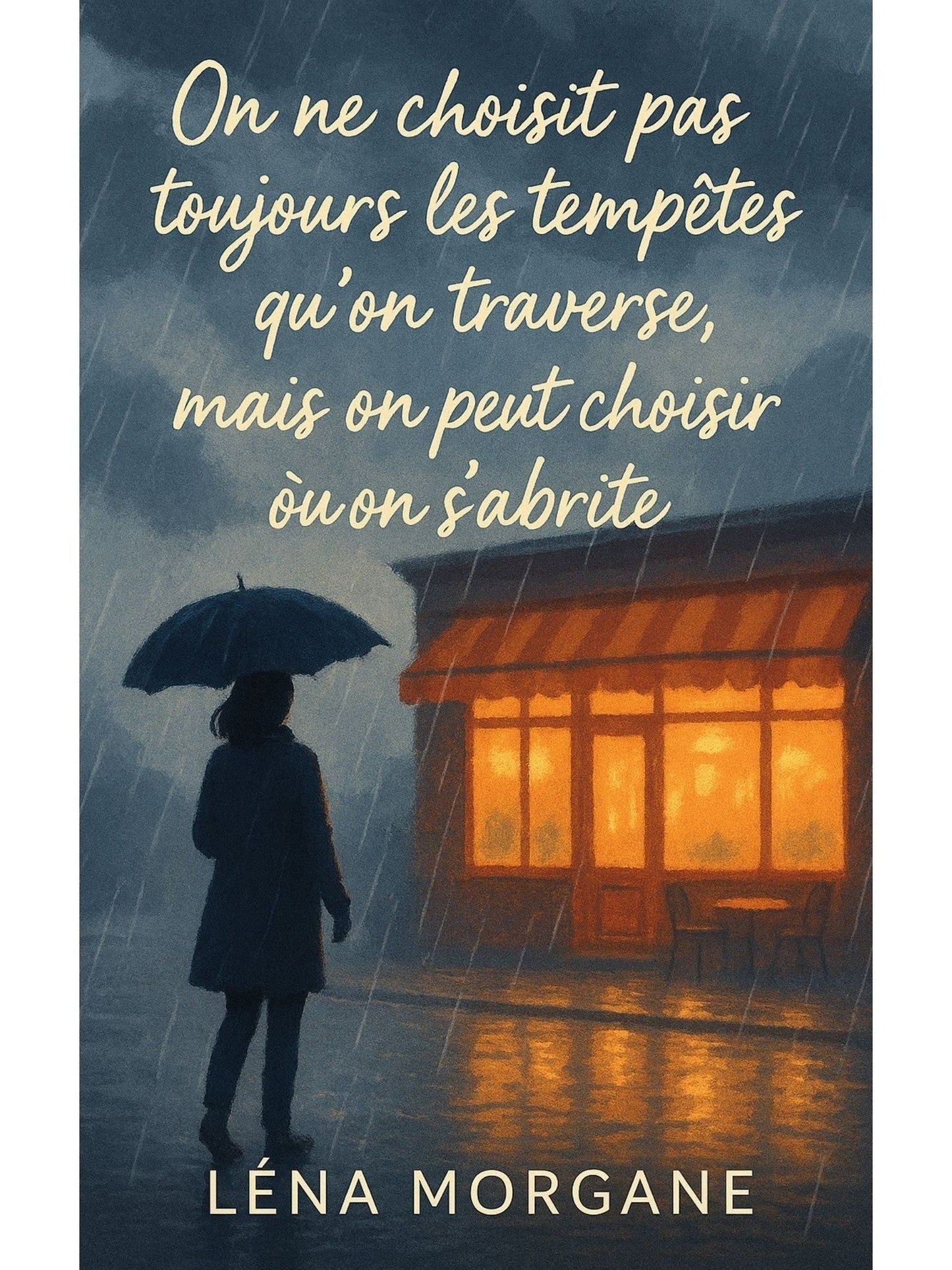 On ne choisit pas toujours les tempêtes qu'on traverse, mais on peut choisir où on s'abrite - Lena Morgane