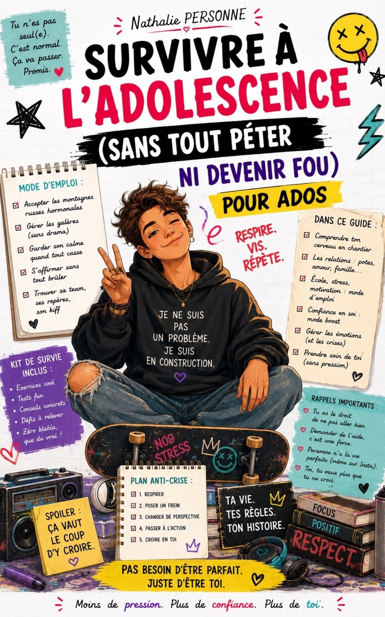 Survivre à l'adolescence (sans tout péter ni devenir fou) - Pour ados - Nathalie Personne
