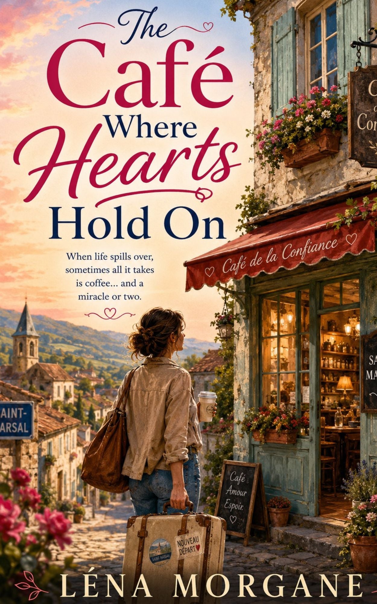 The café where hearts hold on - Léna Morgane