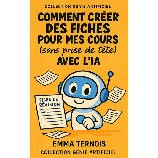 Comment créer des fiches pour mes cours avec l'IA