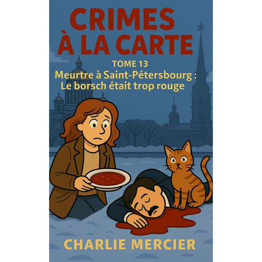 Crimes à la carte : Tome 13 - Meurtre à  Saint-Petersbourg - Le borsch était trop rouge