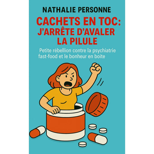 CACHETS EN TOC : J’ARRÊTE D’AVALER LA PILULE: Petite rébellion contre la psychiatrie fast-food et le bonheur en boîte