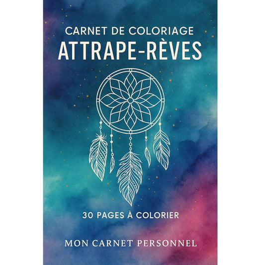 Carnet de coloriage Attrape-Rêves