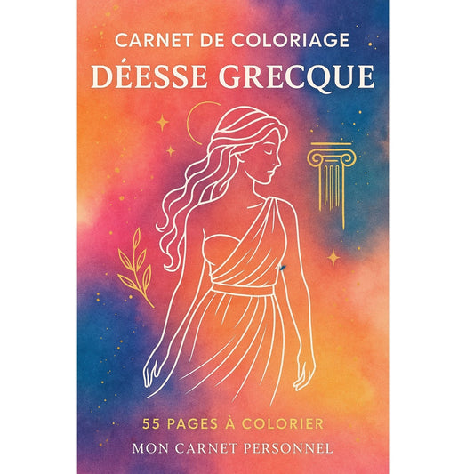 Carnet de coloriage Déesses Grecques