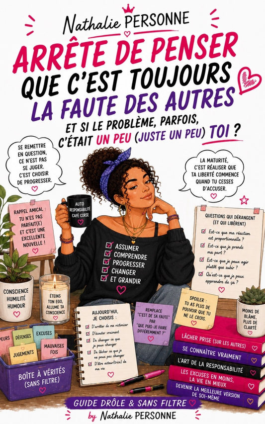 Arrête de penser que c’est toujours la faute des autres Et si le problème, parfois, c'était un peu (juste un peu) toi ? - Ebook - Nathalie Personne