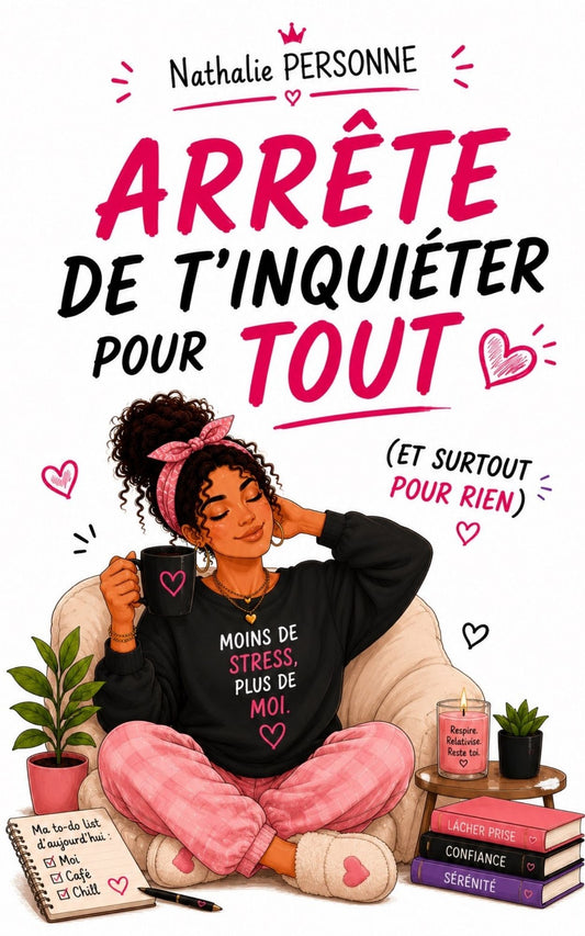 Arrête de t’inquiéter pour tout (et surtout pour rien) Le guide drôle et (presque) infaillible pour respirer, sourire et vivre enfin léger.e - Ebook - Nathalie Personne