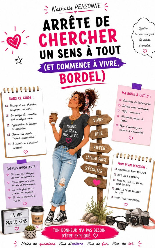 Arrête de chercher un sens à tout (et commence à vivre, bordel)- Nathalie Personne