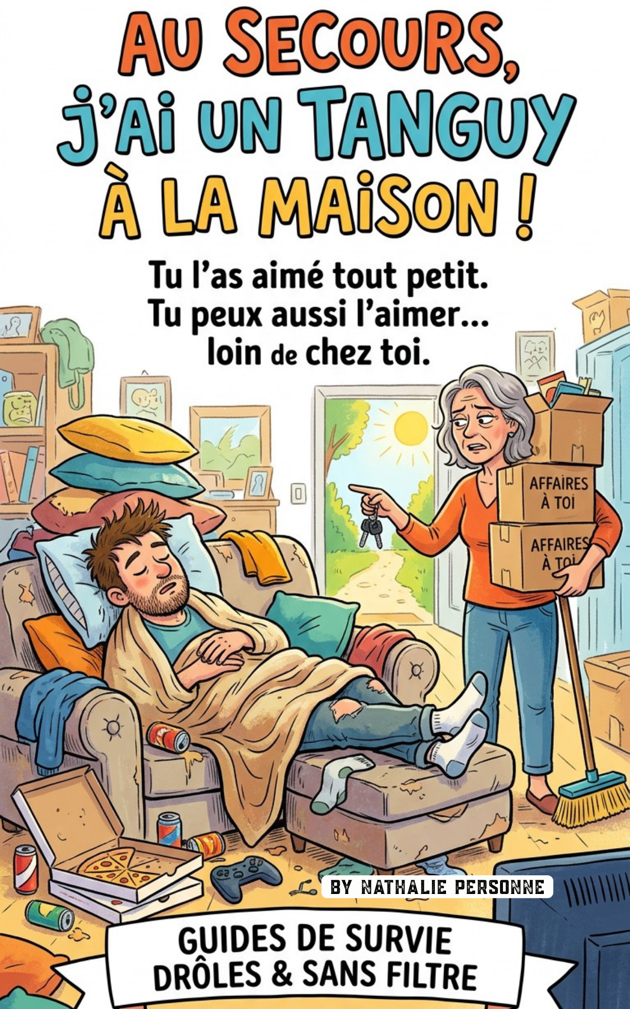 Au secours, j’ai un Tanguy à la maison !: Tu l’as aimé tout petit. Tu peux aussi l’aimer… loin de chez toi - Nathalie Personne