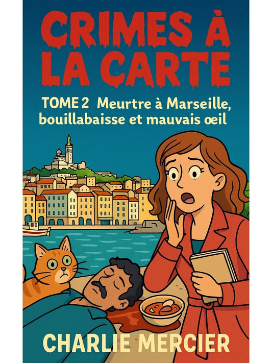 CRIMES À LA CARTE Tome 2 : Meurtre à Marseille, bouillabaisse et mauvais œil - Charlie Mercier