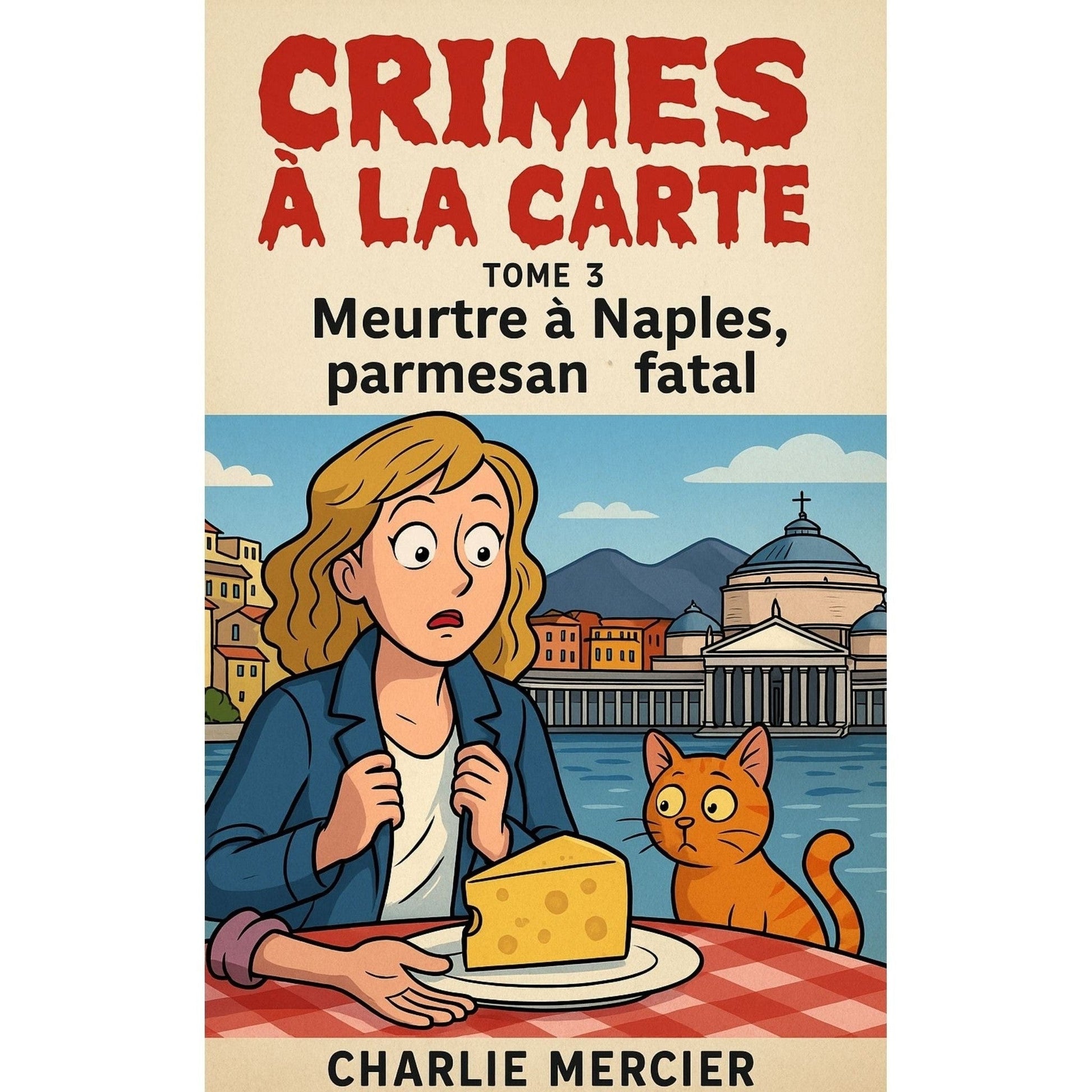 CRIMES À LA CARTE Tome 3 : Meurtre à Naples, parmesan ... fatal - Charlie Mercier