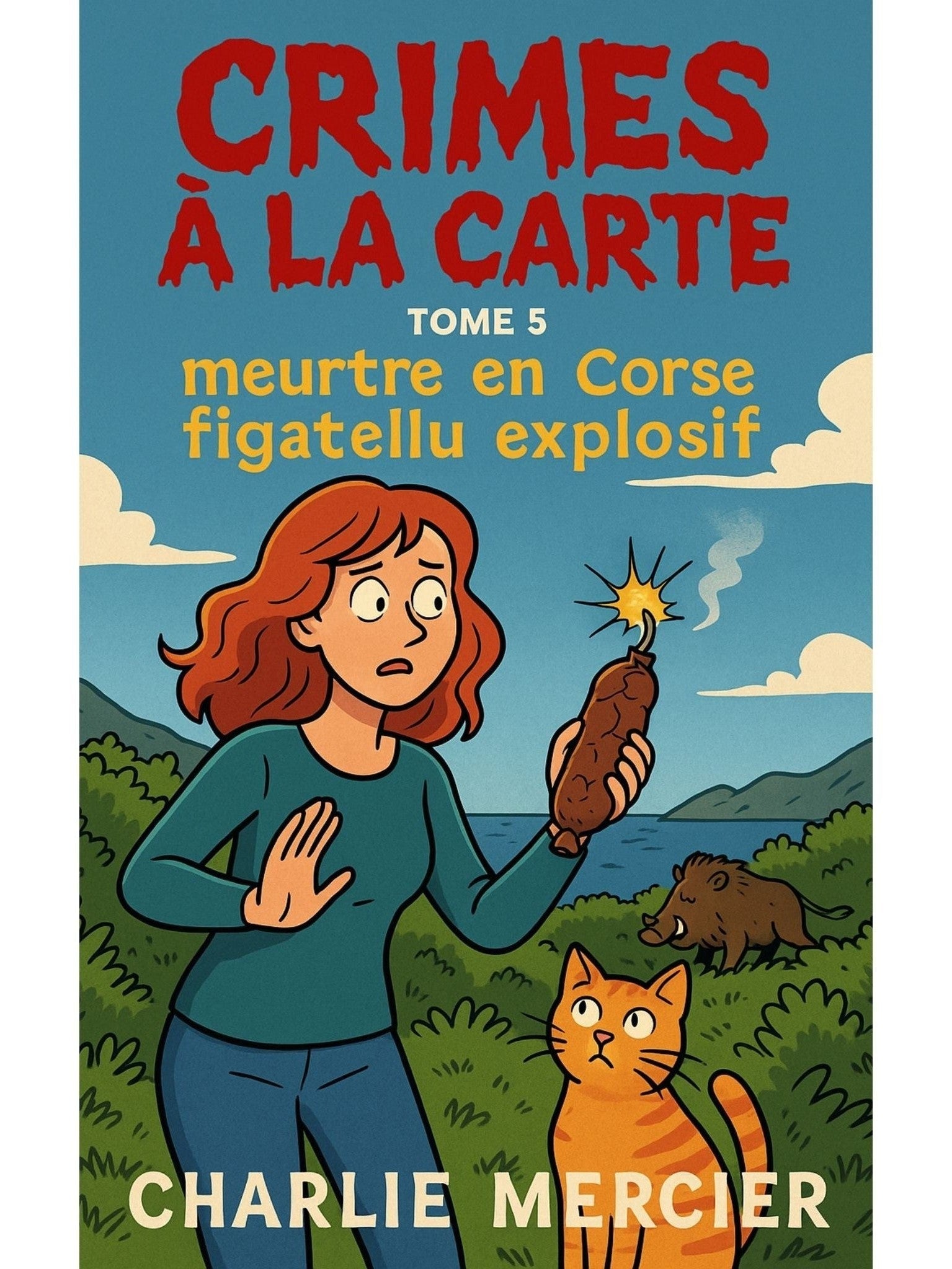 CRIMES À LA CARTE – Tome 5 Meurtre en Corse : Figatellu explosif - Charlie Mercier
