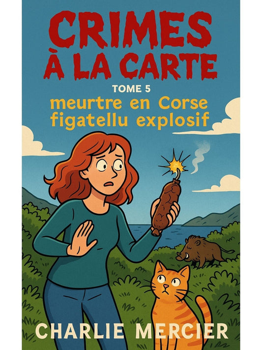 CRIMES À LA CARTE – Tome 5 Meurtre en Corse : Figatellu explosif - Charlie Mercier