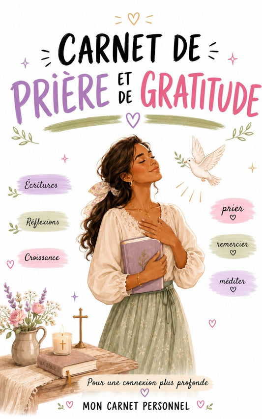 Carnet de prières et de gratitude - Mon carnet Personnel