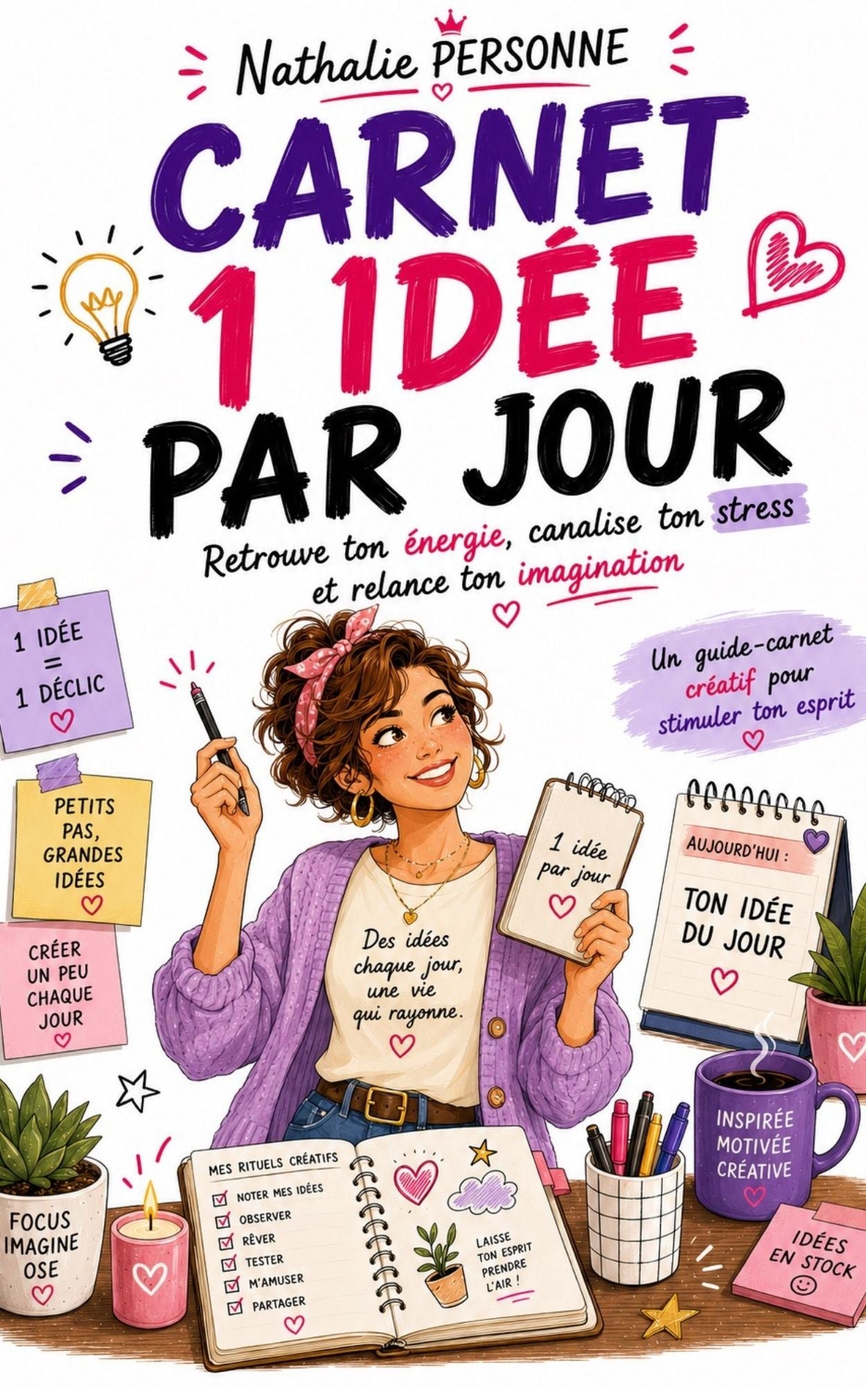 Carnet une idée par jour - Retrouve ton énergie - Nathalie Personne