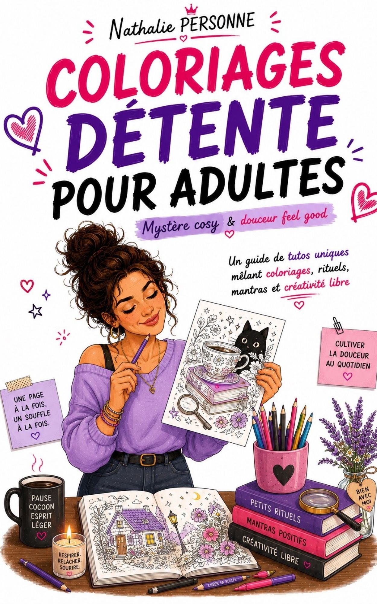 Coloriage détente pour adultes - Nathalie Personne