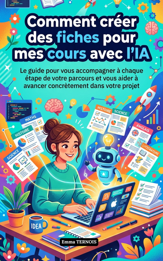 Comment créer des fiches pour mes cours avec l'IA - Emma Ternois