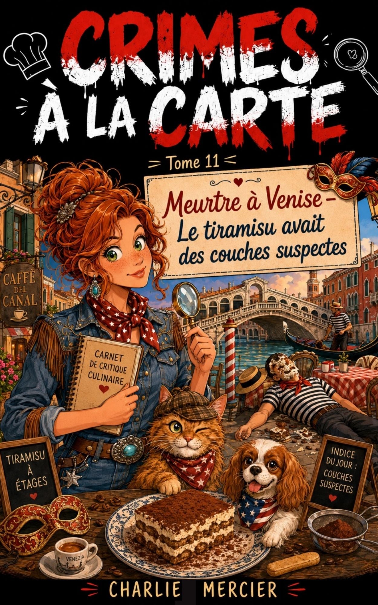 Crimes à la carte - Tome 11 - Meurtre à Venise - Charlie Mercier