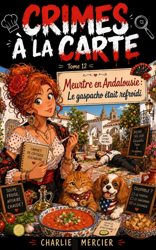 Crimes à la carte - Tome 12 - Meurtre en Andalousie - Charlie Mercier