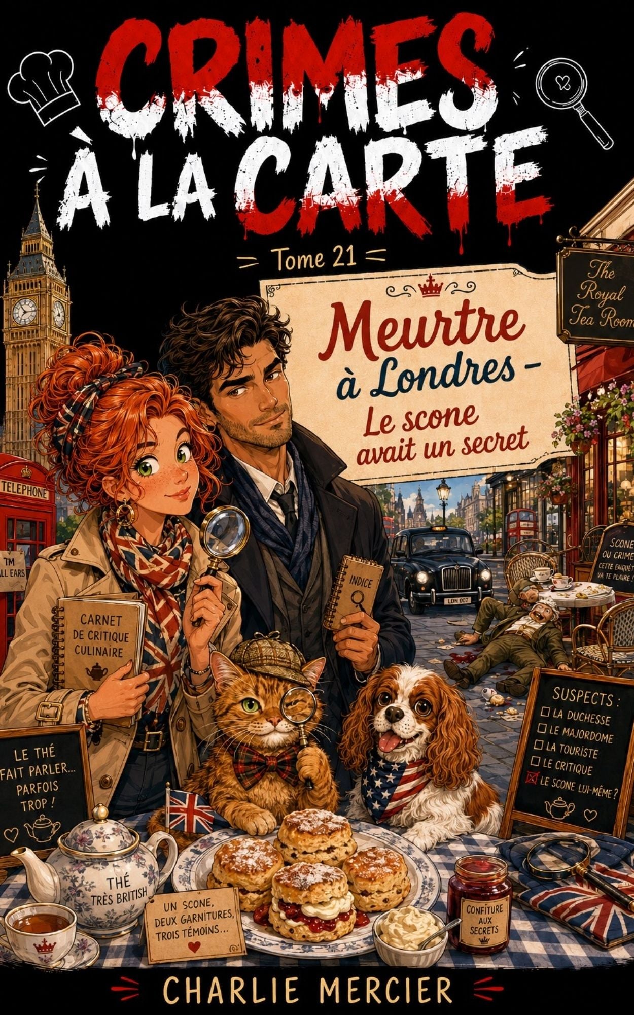 Crimes à la carte - Tome 21 - Meurtre à Londres - Charlie Mercier 
