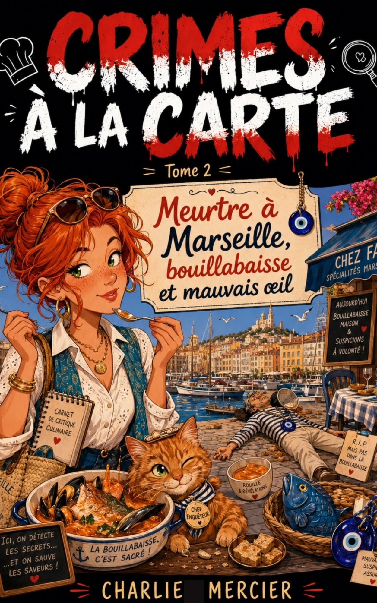 Crimes à la carte - Tome 2 - Meurtre à Marseille - Charlie Mercier 