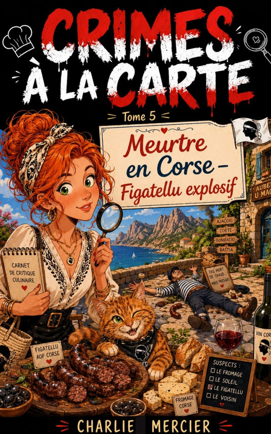 Crimes a la carte - Tome 5 - Meurtre en Corse - Charlie Mercier