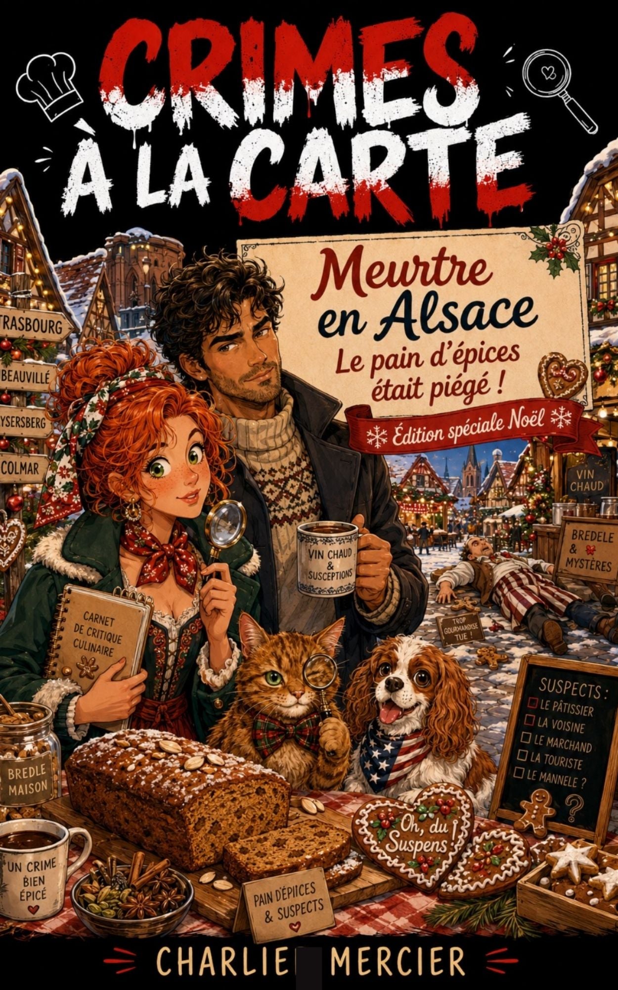 Crimes à la carte - Meurtre en Alsace - Le pain d'épices était piégé - Charlie Mercier 