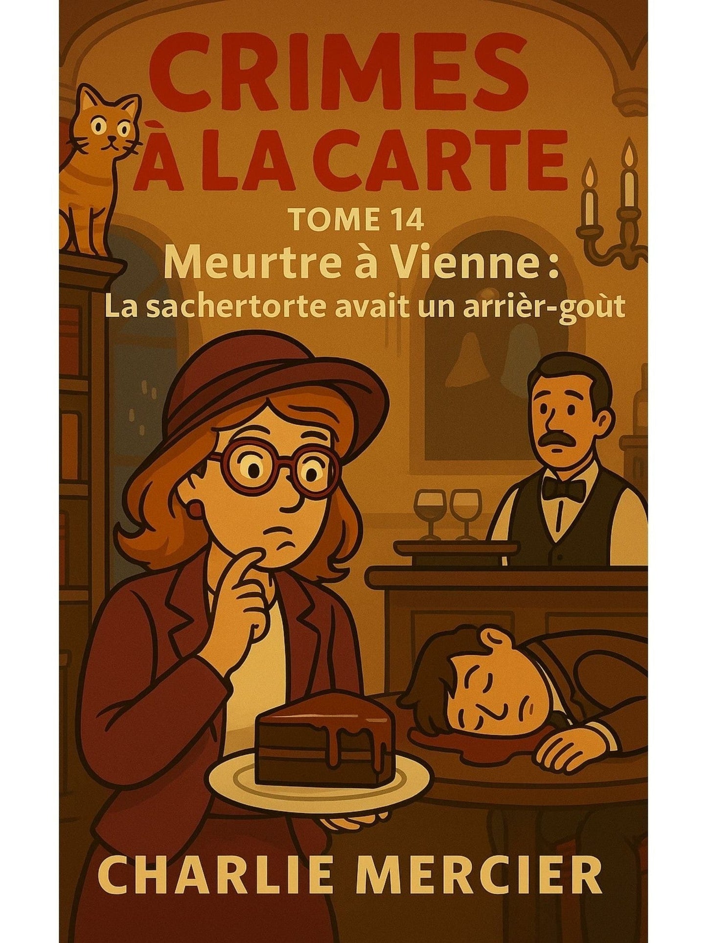 Crimes à la carte - Tome 14 Meurtre à Vienne Le sachertorte avait un arrière-gout - Charlie Mercier
