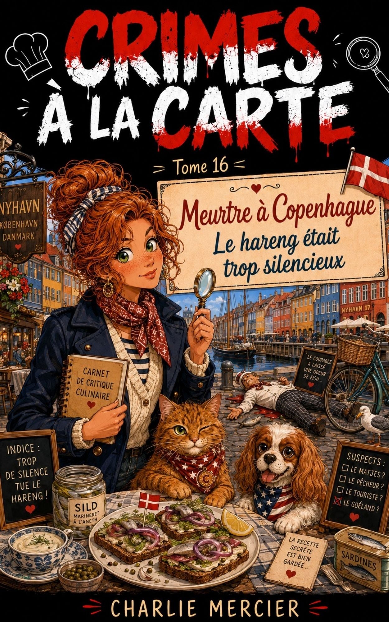 Crimes à la carte - Tome 16 - Meurtre a Copenhague - Charlie Mercier 