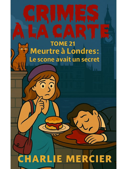 Crimes à la carte - Tome 21 Meurtre à Londres - Le scone avait un secret - Charlie Mercier