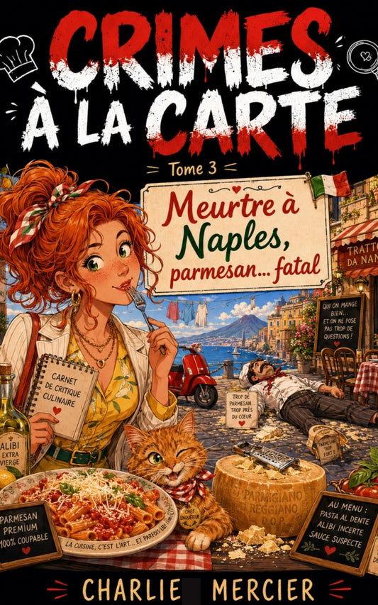 Crimes à la carte - Tome 3 - Meurtre à Naples, Parmesan fatal - Charlie Mercier