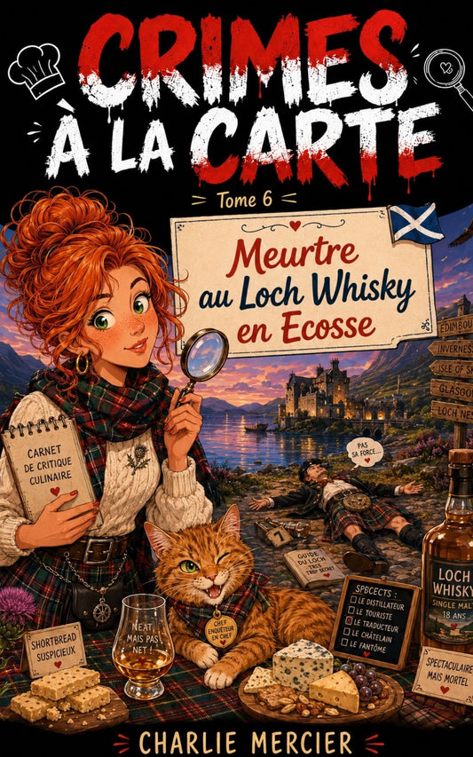 Crimes à la carte - Tome 6 - Meurtre au Loch Whisky en Ecosse - Charlie Mercier