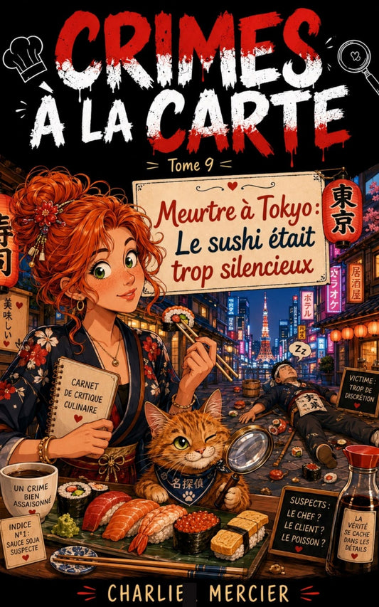 Crimes à la carte - Tome 9 - Meurtre a Tokyo- Charlie Mercier 