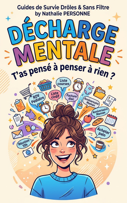 DÉCHARGE MENTALE : T’as pensé à penser à rien ?: Guide de survie pour celles qui en ont plein la tête - Nathalie Personne