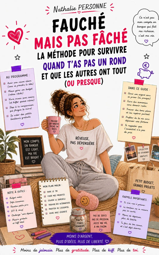 Fauché mais pas fâché - La méthode pour survivre quand t'as pas un rond -Nathalie Personne