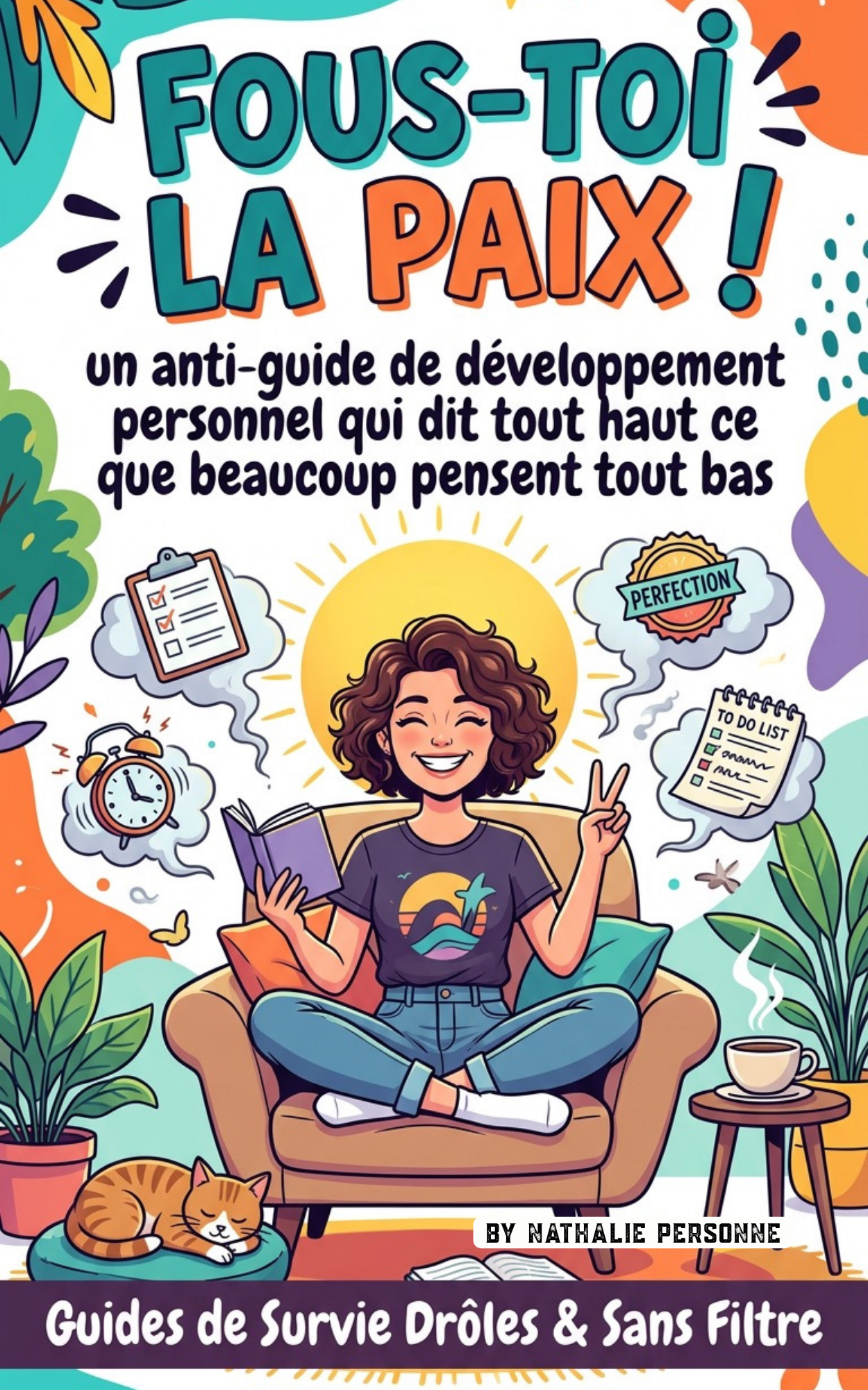 Fous-toi la paix ! un anti-guide de développement personnel qui dit tout haut ce que beaucoup pensent tout bas - Nathalie Personne